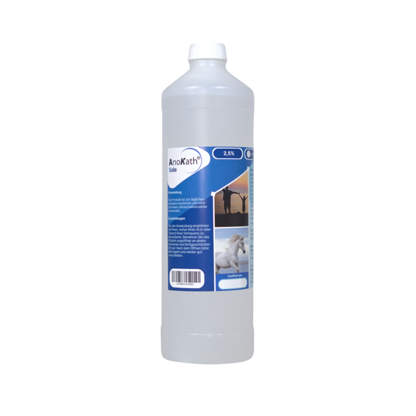 Anokath® Sole-Inhalation für Tiere: weiße Flasche mit Etikett