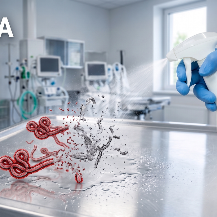 Ebola Oberflächendesinfektion: Sicher mit AnoKath Medical