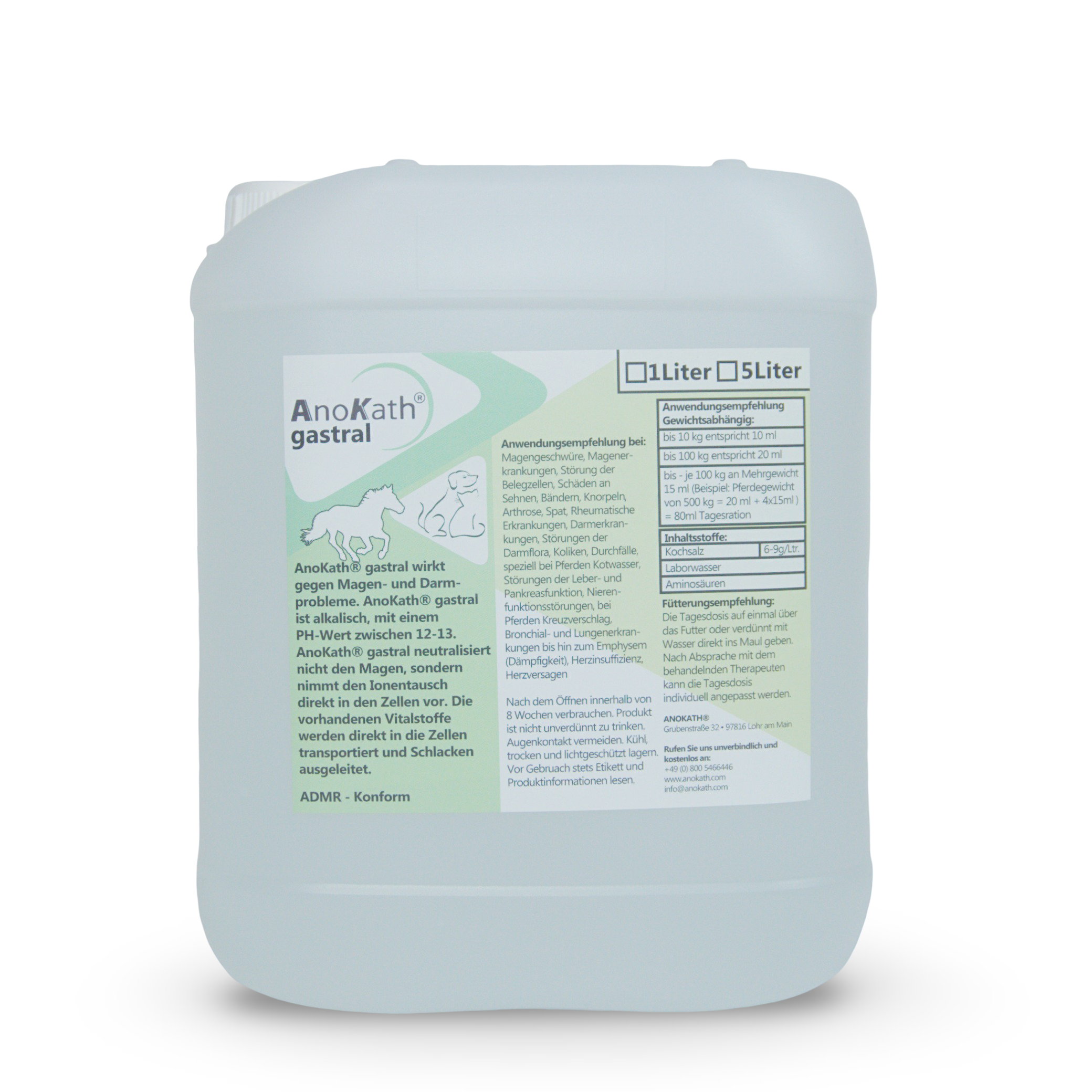 AnoKath Gastral – Magen-Darm-Unterstützung für Hund, Katze oder Pferd