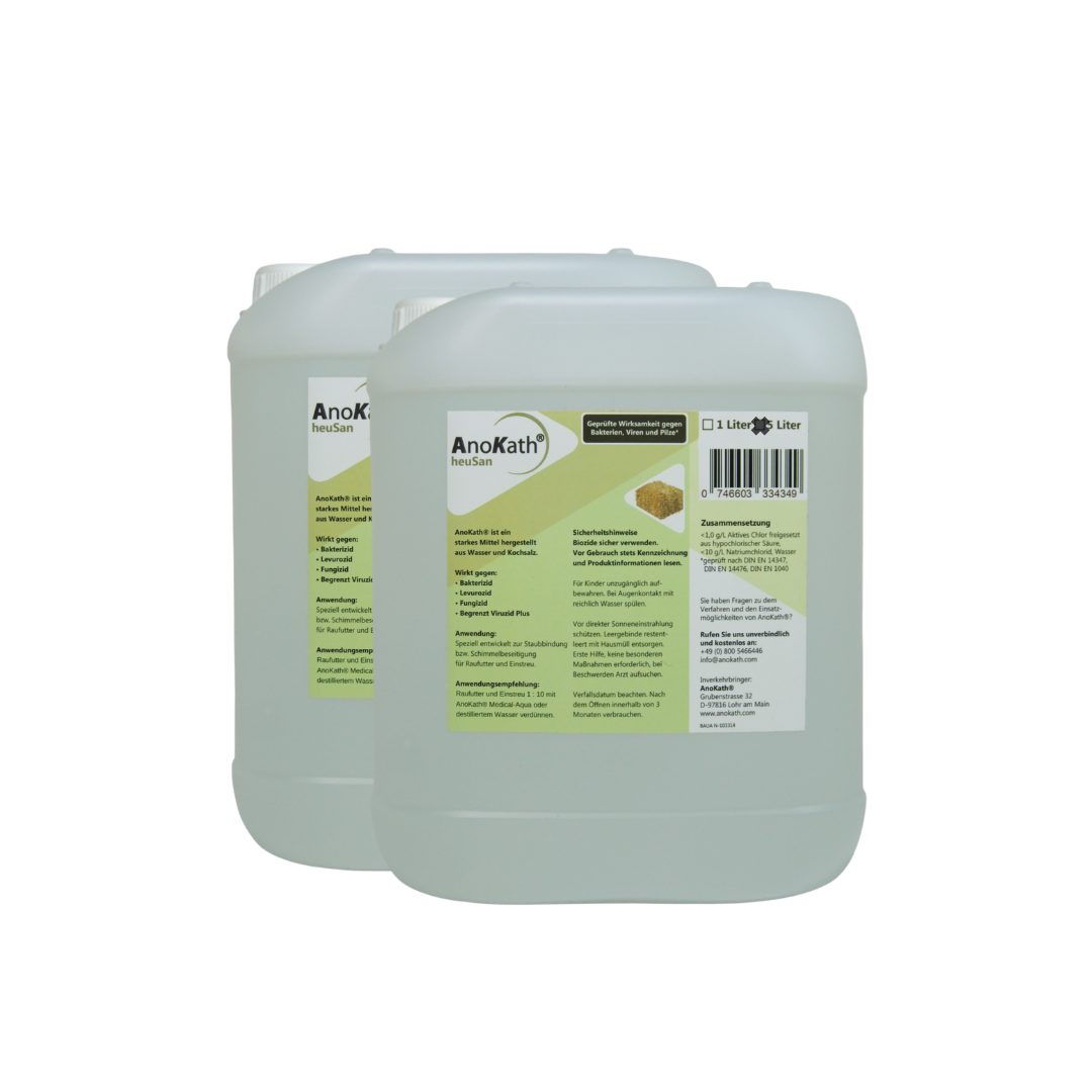 Désinfection du foin avec AnoKath® heuSan | Stop moisissures et poussières 