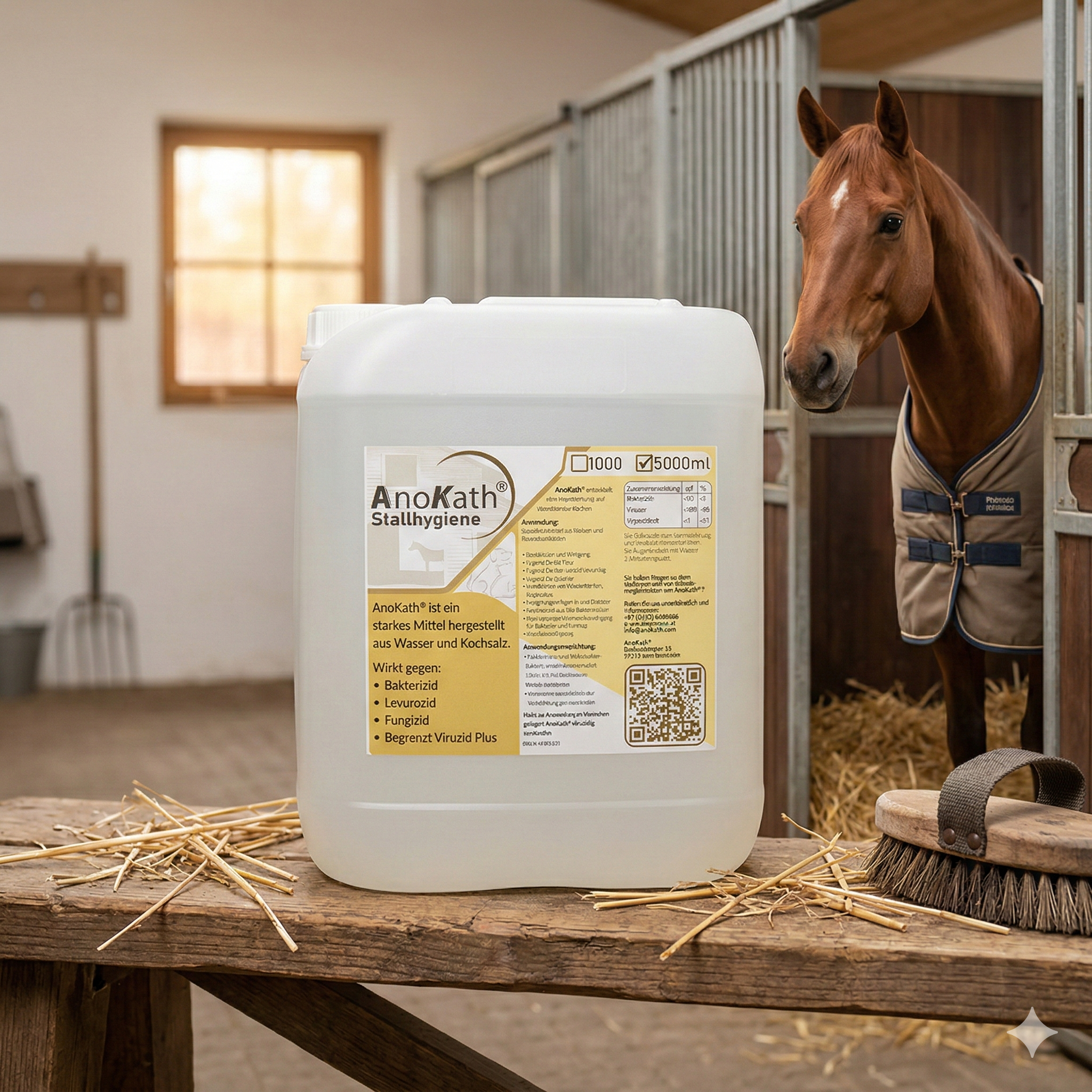 AnoKath® Hygiène et désinfection des étables – soin hygiénique des étables pour l'export